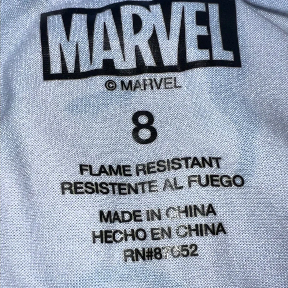 Marvel Avengers Boys‎ Pajama Set Size 8 Blue Hulk Spider-Man 2pc MV246BSLSC